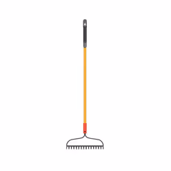 CAT J17-250, Râteau de jardin, Noir, Jaune, Métal, Jaune, 137 cm, 415 mm