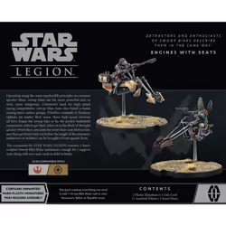 Fantasy Flight Games Star Wars Legion: Swoop Bike Riders Extension de jeu de société Guerre