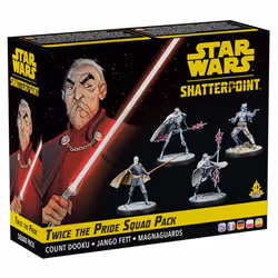 Atomic Mass Games Star Wars: Shatterpoint - Twice the Pride: Count Dooku Squad Pack, Chiffre, Gris