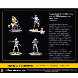 Atomic Mass Games Star Wars: Shatterpoint - This Party's Over: Mace Windu Squad Pack Chiffre