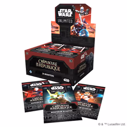 Asmodee Star Wars Unlimited : Crépuscule de la République - Boite de 24 Boosters, Jeu de cartes, A collectionner, 12 an(s), 3 ...
