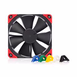 Noctua NF-F12 PWM chromax.black.swap, Ventilateur, 12 cm, 300 tr/min, 1500 tr/min, 93,4 m³/h, Noir