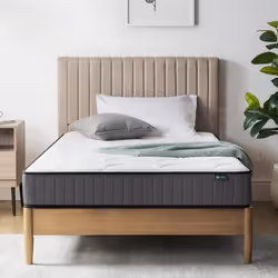 Matelas Hybride - ZINUS - 90x190 cm - epaisseur 20 cm dépaisseur - Ressorts ensachés - Mousse à mémoire de forme
