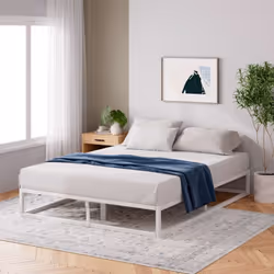 Élégance moderne et design minimaliste Découvrez le cadre de lit plateforme en métal Joseph, conçu pour allier robustesse et ...
