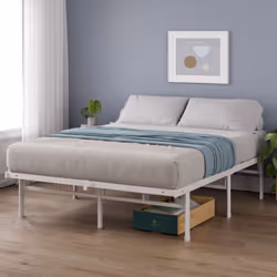Simplicité moderne et design épuré Découvrez l'élégance minimaliste avec notre cadre de lit en métal. Doté d'une finition bla ...