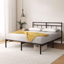 Élégance moderne et fonctionnalité Transformez votre chambre avec ce cadre de lit, une fusion parfaite entre style moderne et ...