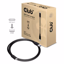 CLUB3D USB 3.1 Type-C to Type-A Cable 10Gbps PD 60W M/M 1m/3.28ft - Vue supplémentaire 4