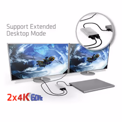 CLUB3D Thunderbolt 3 to Dual HDMI 2.0 Adapter - Vue supplémentaire 5