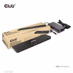 CLUB3D CSV-1566 station d'accueil USB 3.2 Gen 1 (3.1 Gen 1) Type-C Noir - Vue supplémentaire 4