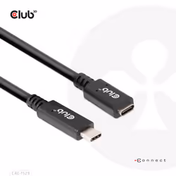 CLUB3D USB C GEN1 EXT CABLE 5GBPS 4K60HZ M/F 1M, 1 m, USB C, 2 x USB C