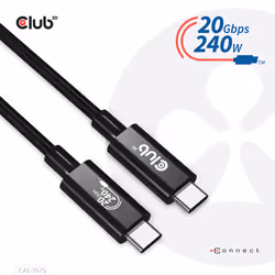 CLUB3D CAC-1575 câble USB 2 m USB4 Gen 2x2 USB C Noir - Vue supplémentaire 8