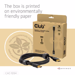 CLUB3D CAC-1094 câble DisplayPort 2 m Noir - Vue supplémentaire 4