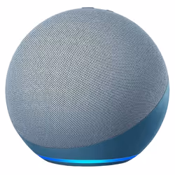 Amazon Echo (4th Gen), Amazon Alexa, Sphérique, Bleu, Twilight Blue, Anglais, Espagnol, Android, Fire OS, iOS