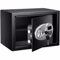AmazonBasics 25EI coffre-fort Coffre-fort indépendant 14 L Acier Noir