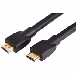 AmazonBasics HL-007311, 7,6 m, HDMI Type A (Standard), HDMI Type A (Standard), 3840 x 2160 pixels, Compatibilité 3D, Noir