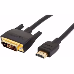 AmazonBasics HL-007346, 0,91 m, DVI, HDMI, Mâle, Mâle, Droit