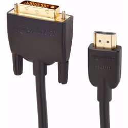 AmazonBasics HL-007347 câble vidéo et adaptateur 1,82 m DVI HDMI Noir