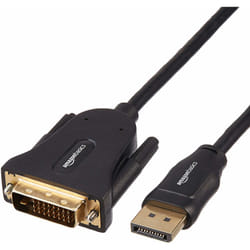 AmazonBasics HL-007269 câble vidéo et adaptateur 3,04 m DisplayPort DVI Noir