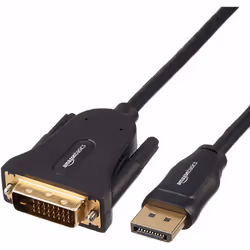 AmazonBasics HL-007268, 1,8 m, DisplayPort, DVI, Mâle, Mâle, Droit