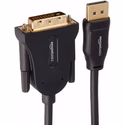 AmazonBasics HL-007268 câble vidéo et adaptateur 1,8 m DisplayPort DVI Noir