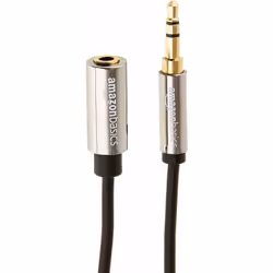 AmazonBasics AZ35MF03 câble audio 7,6 m 3,5mm Noir