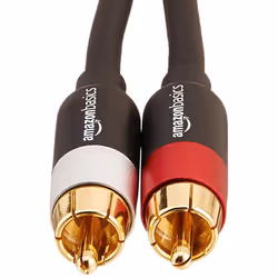 AmazonBasics PBH-20216 câble audio 1,22 m 2 x RCA Noir, Or, Rouge, Blanc