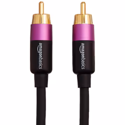 AmazonBasics PBH-19088 câble audio 2,44 m RCA Noir, Or, Violet