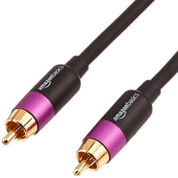 AmazonBasics PBH-19089 câble audio 4,57 m RCA Noir, Or, Violet