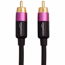 AmazonBasics PBH-19089 câble audio 4,57 m RCA Noir, Or, Violet