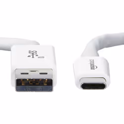 AmazonBasics L6LUC016-CS-R câble USB 0,9 m USB 3.2 Gen 2 (3.1 Gen 2) USB C USB A Blanc
