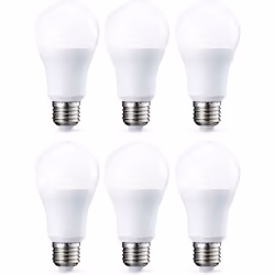 AmazonBasics 929001365505, 10,5 W, 75 W, E27, 1055 lm, 15000 h, Blanc chaud