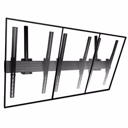 Chief LCM3X1UP, 101,6 cm (40"), 139,7 cm (55"), 170,1 kg, -20 - 5°, Noir