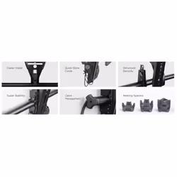Chief MTM1U support pour téléviseur 55" Noir