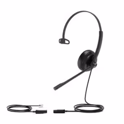 Yealink YHS34 Lite Mono, Avec fil, Bureau/Centre d'appels, 20 - 20000 Hz, Casque, Noir