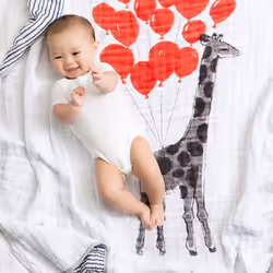 aden + anais Dream Ride Couverture pour bébé Multicolore 120 x 120 cm Garçon/Fille