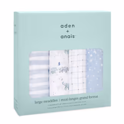 aden + anais Maxi-langes En Mousseline De Coton Pack De 4