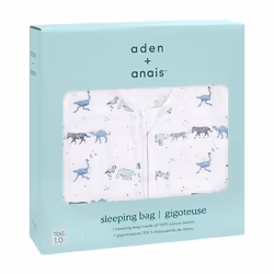 aden + anais ASEC10018 sac de couchage pour bébés Garçon/Fille Marron, Cyan, Gris, Blanc