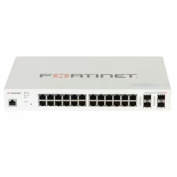 Fortinet FortiSwitch 224E-POE, Géré, L2/L3, Gigabit Ethernet (10/100/1000), Connexion Ethernet, supportant l'alimentation via ...