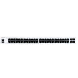 Fortinet FS-148F-POE commutateur réseau L2 Gigabit Ethernet (10/100/1000) Connexion Ethernet, supportant l'alimentation via ce port (PoE) 1U Blanc