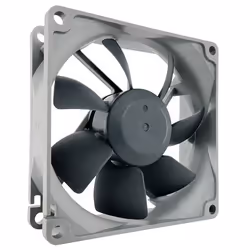 Noctua NF-R8 redux-1800 PWM, Ventilateur, 8 cm, 1800 tr/min, 17,1 dB, 53,3 cfm, Noir, Gris