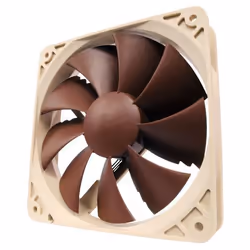 Noctua NF-P12 PWM, Ventilateur, 12 cm, 300 tr/min, 1300 tr/min, 92,3 m³/h, Marron, Blanc