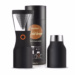 Asobu Cold Brew, Cafetière avec infusion à froid, Noir, Cuivre, Acier inoxydable, 1 pièce(s)