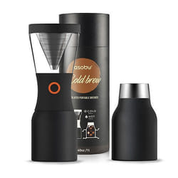 Asobu Cold Brew Cafetière avec infusion à froid Noir