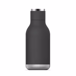 Asobu Urban - SBV24, 460 ml, Utilisation quotidienne, Noir, Acier inoxydable, Bouchon à vis