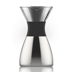 Asobu PourOver Cafetière avec infusion à froid Noir, Argent
