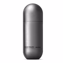 Asobu Orb, 430 ml, Utilisation quotidienne, Argent, Acier inoxydable, 24 h, 12 h