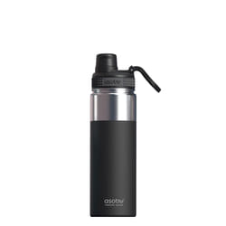 Asobu Alpine Flask Randonnée 530 ml Acier inoxydable Noir