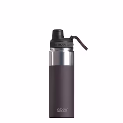 Asobu Alpine Flask, 530 ml, Randonnée, Bourgogne, Acier inoxydable, Adulte, Homme/femme