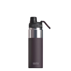 Asobu Alpine Flask Randonnée 530 ml Acier inoxydable Bourgogne