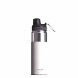 Asobu Alpine Flask, 530 ml, Randonnée, Blanc, Acier inoxydable, Adulte, Homme/femme